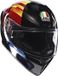 AGV K-1 S Pulse 46 Integraalhelm - Zwart/Blauw/Rood/Geel - Maat XL
