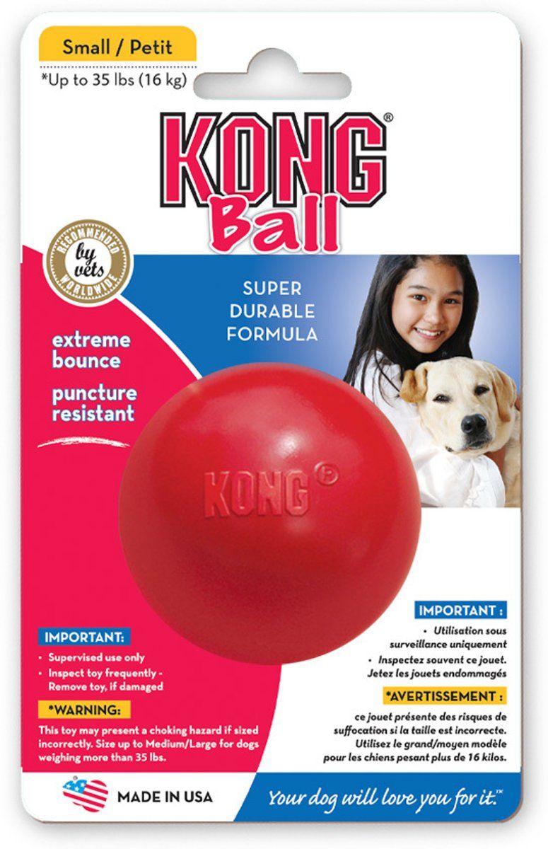 Kong Bal Small 1 St - Bal - Rood