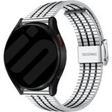 Amazfit Active Max bracelet en acier inoxydable (argent/noir)
