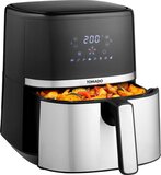 Tomado TAF5401S Airfryer - 5.4L - Digital Display - 8 Programs - Black/Stainless Steel