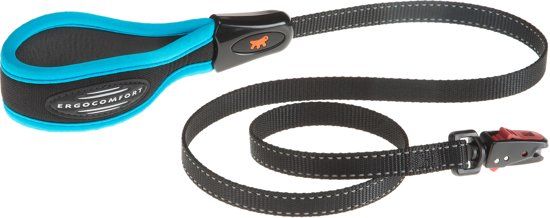 Ferplast Hondenriem Ergocomf Fluo Matic G15/120 Blauw