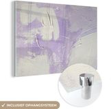 MuchoWow® Glass Painting 180x120 cm - Acrylic Glass Painting - Abstract - Paint - Design - Photo on Glass - Paintings