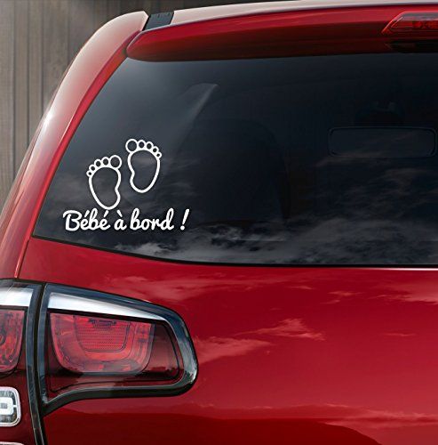 kdosublim Stickers - Vinyl - Babyrand - Kleine Babyvoeten - Ref. 2 - Wit