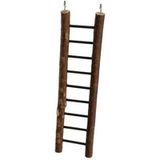 AniOne - parkietladder van natuurlijk hout 39 cm