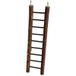 AniOne - parkietladder van natuurlijk hout 39 cm