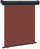 vidaXL Balkonscherm 145x250 cm Bruin