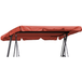 Quick-star Hollywoodschaukel Ersatzdach Universal 145x200 Cm Terra / Rotorange Ral 2001 UV 50