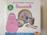 Petit Jour Paris Kinder ontbijtset Barbapapa 5 dlg