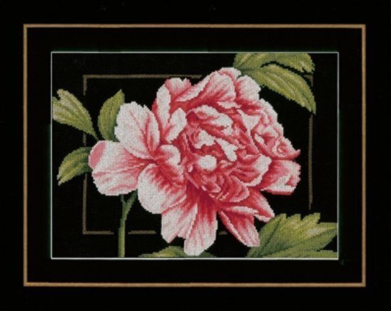 Lanarte PN-0155749 borduurpakket Roze rose