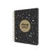 Collins Scandi 2025 Dagboek - A5 weekblad - zwart terrazzo - (E-PW53.BLTZ-25) - Wekplanner met hardcover Wiro-gebonden omslagen en gerecycled papier