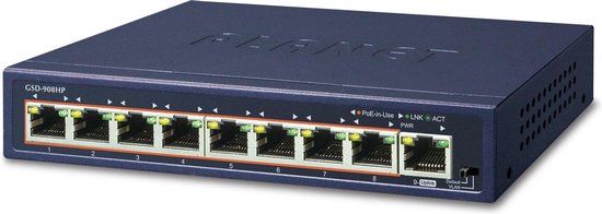 Planet networking & Communication Planet GSD-908HP Netwerkswitch
