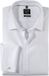 OLYMP No. Six super slim fit overhemd - dubbele manchet - wit - Strijkvriendelijk - Boordmaat: 46