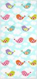 HappyFriday Badhanddoek Mr Fox Little Birds Multicolour 70 x 150 cm