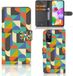 B2Ctelecom Book Case voor Samsung Galaxy A41 Telefoon Hoesje Funky Retro