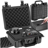 Tectake Universele Koffer- Transportkoffer - Camerakoffer - Blokschuim - Waterdichte afsluitbare box voor foto's - Hardcase, opbergbox - Gereedschapskoffer - afm. 26,5 x 28 x 12,5 cm