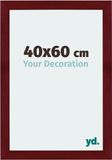 Your Decoration - Cadre photo 40x60 cm - MDF - Rouge vin balayé - Mura