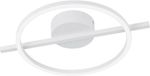 EGLO Gambulaga 1 Plafondlamp - 40 cm - Wit - Instelbaar RGB & wit licht - Dimbaar