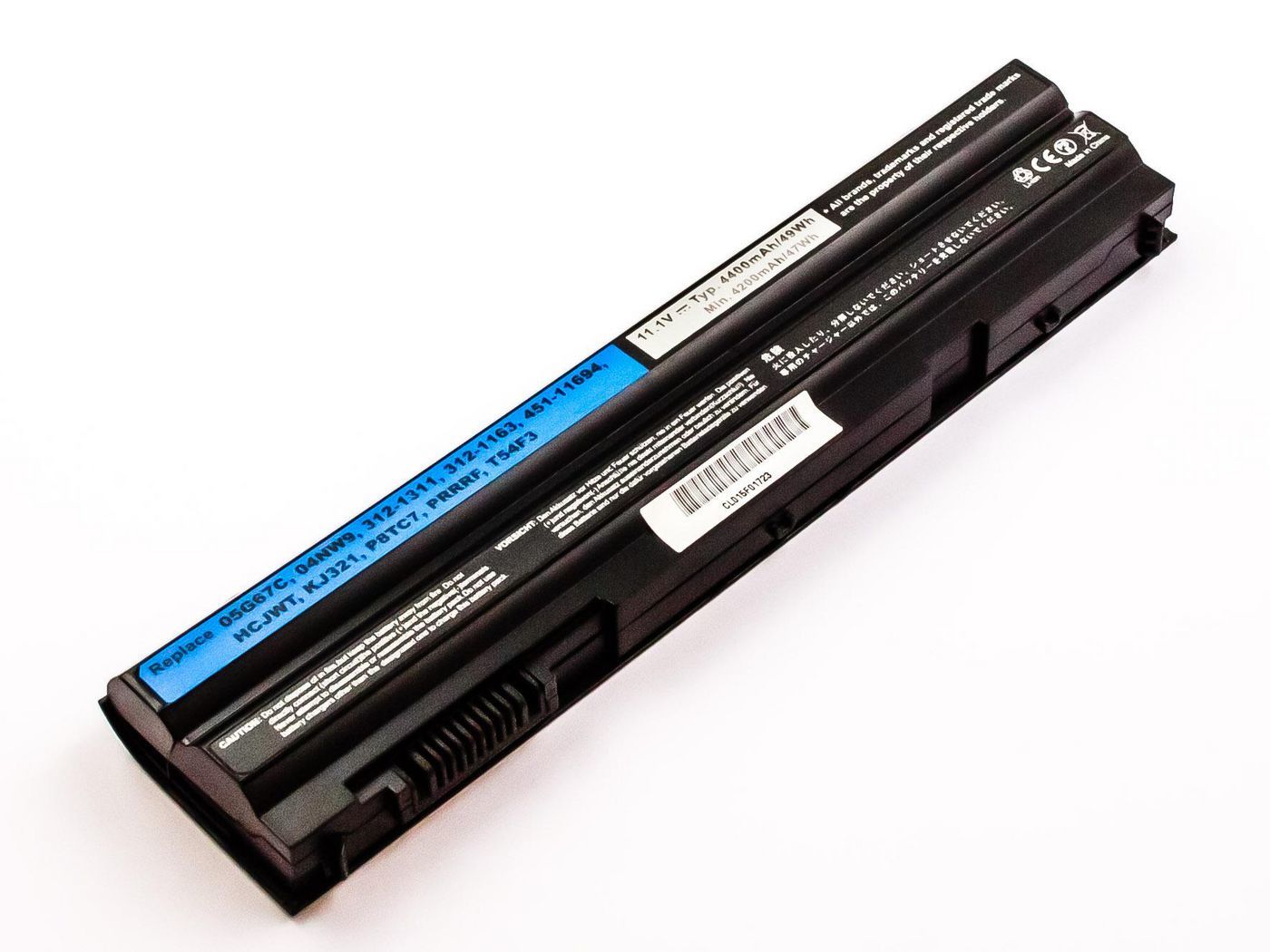 CoreParts MBI56035 Batterij/Accu Zwart 11,1 V 6-cell Li-Ion 4400mAh