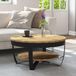 Maison Exclusive - Salontafel van ruw, massief bois, 65x32 cm
