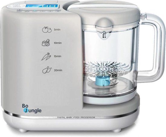 Bo Jungle B-Digital Baby Food Processor 6 in 1 - Grijs
