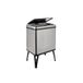 Well Home - Intelligente afvalemmer met automatische opening en handmatig contact, 30 l, 35,5 x 26 x 60 cm, kleur grijs.
