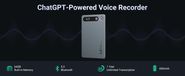 StarTech KI-spraakrecorder - V05 - 64 GB - AI-transcriptie - AI-samenvatting - Spraakgestuurde opname - MP3 - Zilver