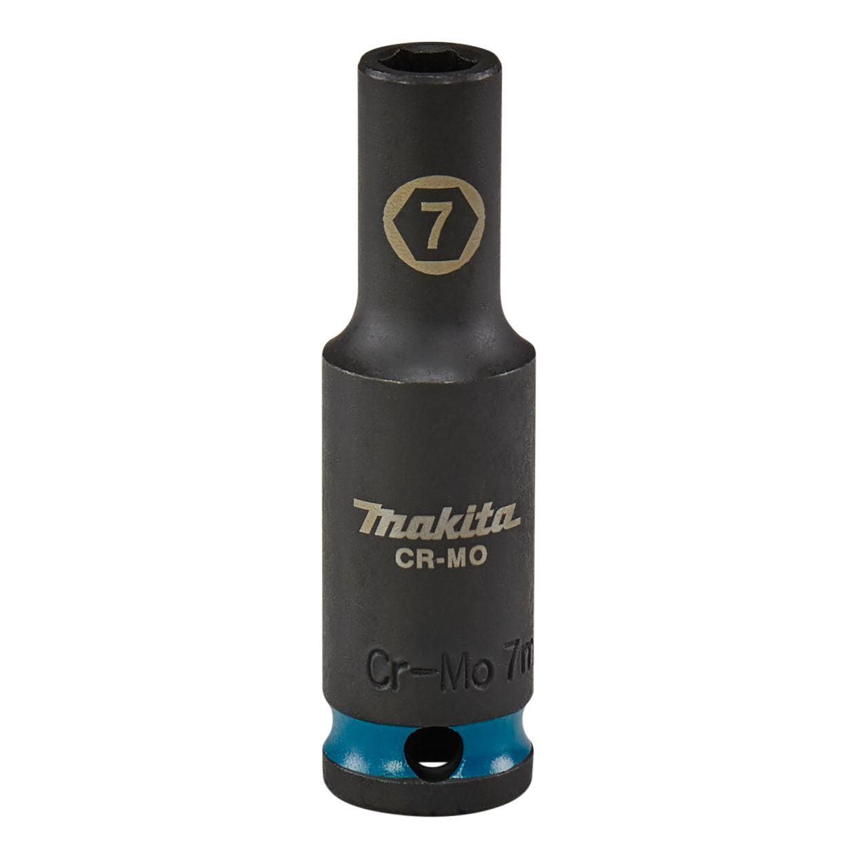Makita E-16243 Impact Black Krachtdop 3/8" lang - 7 mm