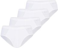 Mey Heren slip / onderbroek 4 pack Casual Cotton Wit