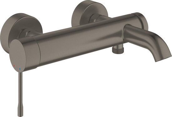 GROHE Essence New Badkraan - hard graphite geborsteld - 15cm