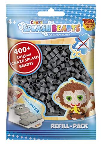 Craze SPLASH BEADYS Refill-Pack reservekralen grijs grijs grijs waterparels navulverpakking strijkkralen zonder strijken 11904