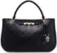 GUESS Carmella Girlfriend Satchel Black Logo Zwart