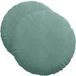 vidaXL Zitkussens - 2 stuks - Fluweel - Zeegroen - Ø50 x 19 cm
