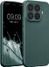 kwmobile metallic telefoonhoesje van TPU - geschikt voor Xiaomi 17T - Flexible case voor smartphone - In metallic petrol
