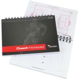 Precision Notitieblok Pro-coach Voetbal A6 Papier Zwart 6 Stuks