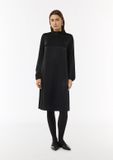 Comma Jurk Zwart Maat 40