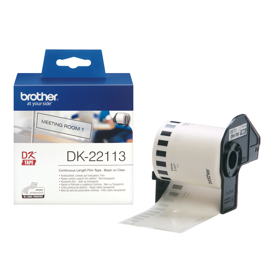 Brother DK-22113 - Transparante doorlopende filmtape 62 mm