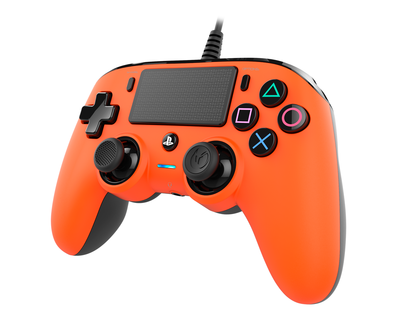 Nacon Officieel gelicenseerde Wired Compact Controller voor PS4 - oranje