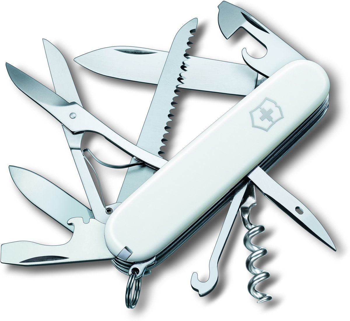 Victorinox Huntsman - Zakmes - 15 Functies - Wit - 7611160100306