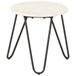 Maison Exclusive Table basse, blanc, 40x40x40 cm, aspect marbre