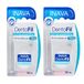 Inava Dentofil White Expanding tandzijde mintholé 25 meter 2 stuks
