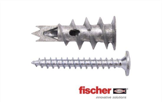 Fischer GKM S K NV Gipsplaatplug - 31 mm - Set van 6