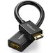 UGREEN 4K Mini HDMI Adapter Mini HDMI naar HDMI Adapter Kabel Compatibel met Raspberry Pi, Nikon D5300 enz. 20cm.