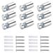 Omgoods serre klem - 40 stuks - roestvrij staal - 25 mm - 12 mm