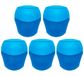 KUM - Puntenslijper met opvangbakje Pencil Pal K1, blauw, set van 5