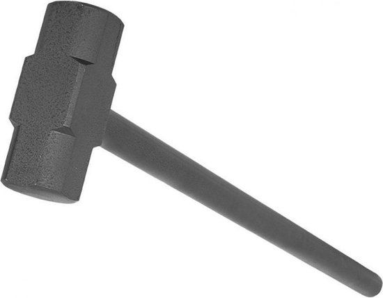 Gorilla Sports Gewichthamer - Sledge Hammer - Fitnesshamer - Crossfit - 10 kg