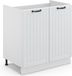 Vicco Fame-Line Wastafelkast – 80 cm, WB Antraciet Wit Landhuis
