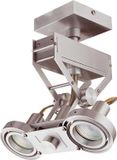 Artdelight Spot Koln 2 lichts H 28 cm aluminium