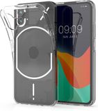 kwmobile telefoonhoesje geschikt voor Nothing Phone (1) - Transparant TPU Back Cover