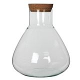Mica Decorations Emily Voorraadpot Glas Transparant - 32 x Ø29,5 cm