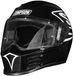 Simpson Speed O´Clock Integraalhelm - Wit/Zwart - Maat S